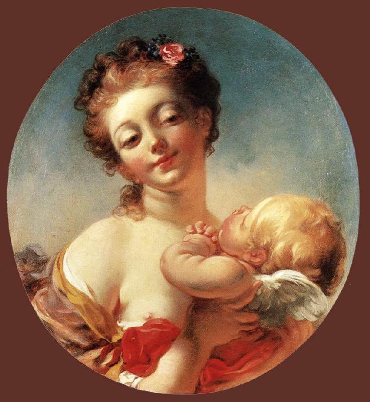 Jean Honore Fragonard Venus and Cupid oil painting picture